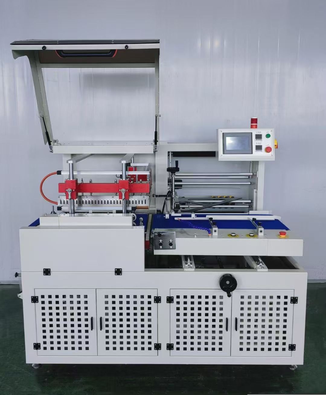 Factory Wholesale POF Film Vertical L Sealing Shrink Packaging Machine Beauty Product Packaging Box Heat Shrink Wrapping Machine