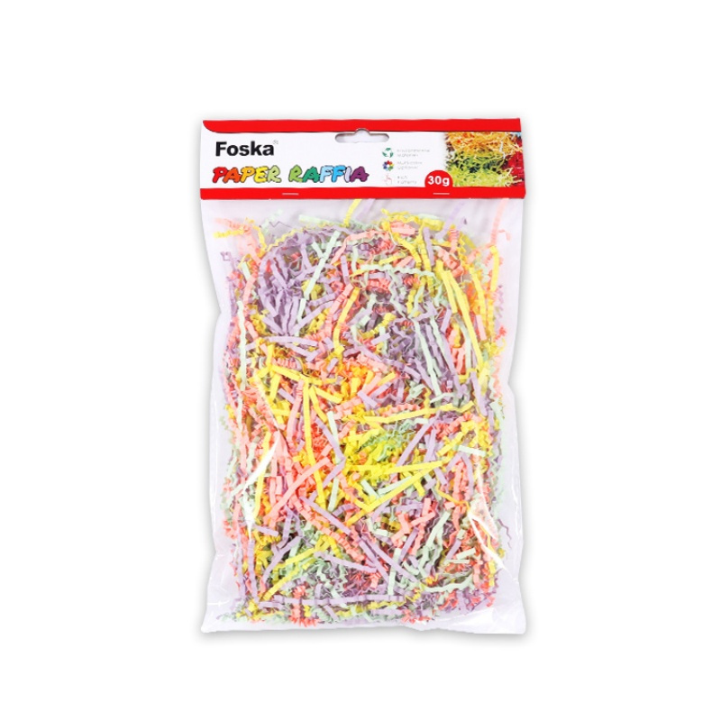 Foska DIY Gift Wrapping and Crafting Natural Paper Raffia