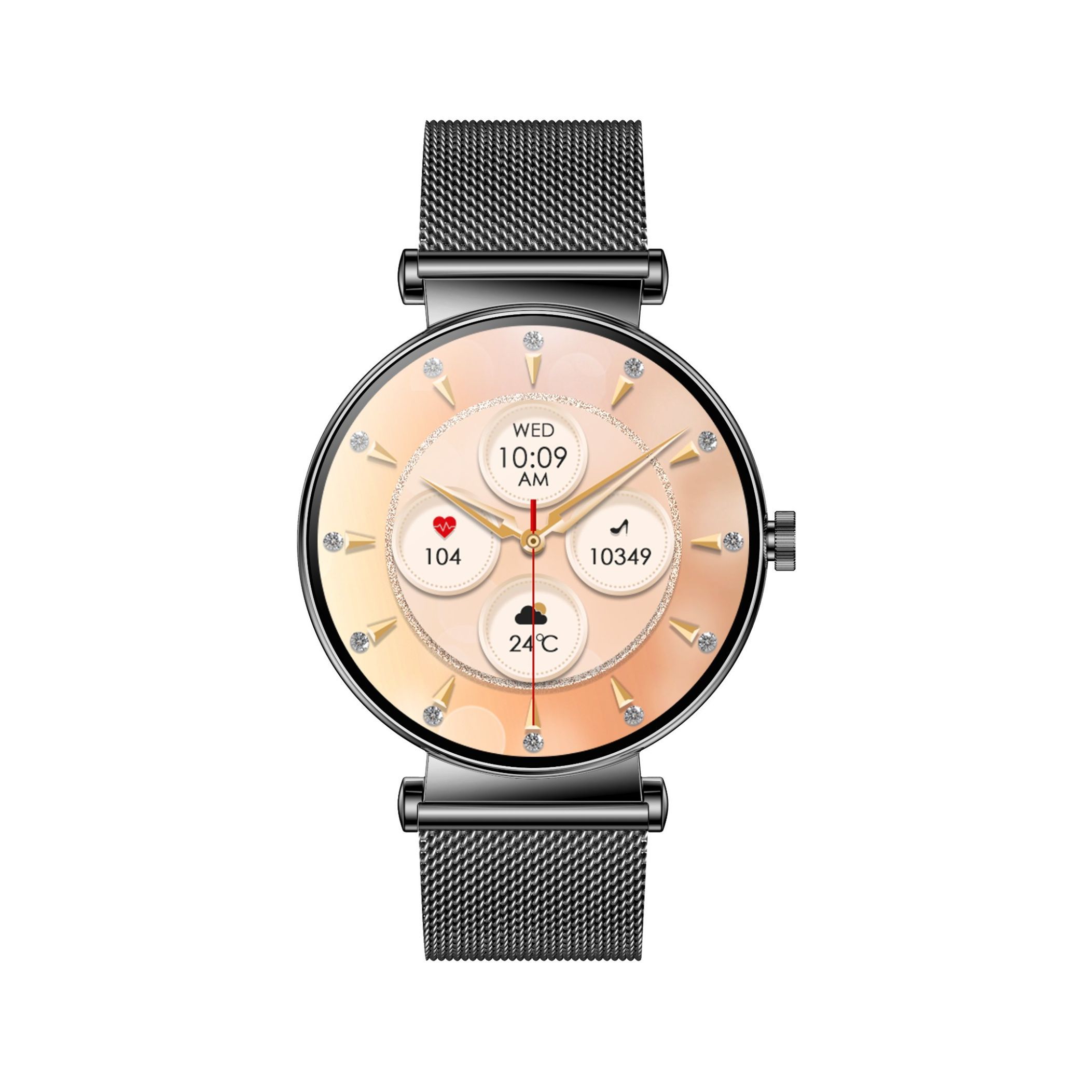 China Manufacturers Stylish Smart Watch for Convenient Information Retrieval