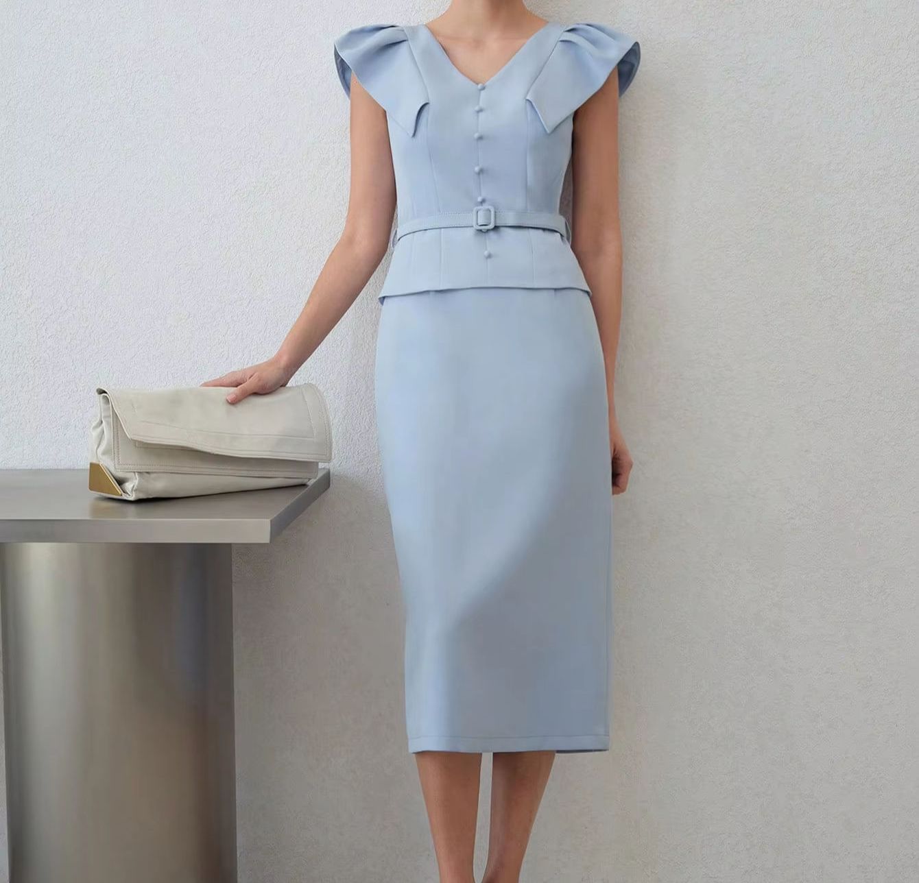 Women 2025 New Arrivals V Neck Casual Bodycon Dress High Quality Dress Elegant Party Dress