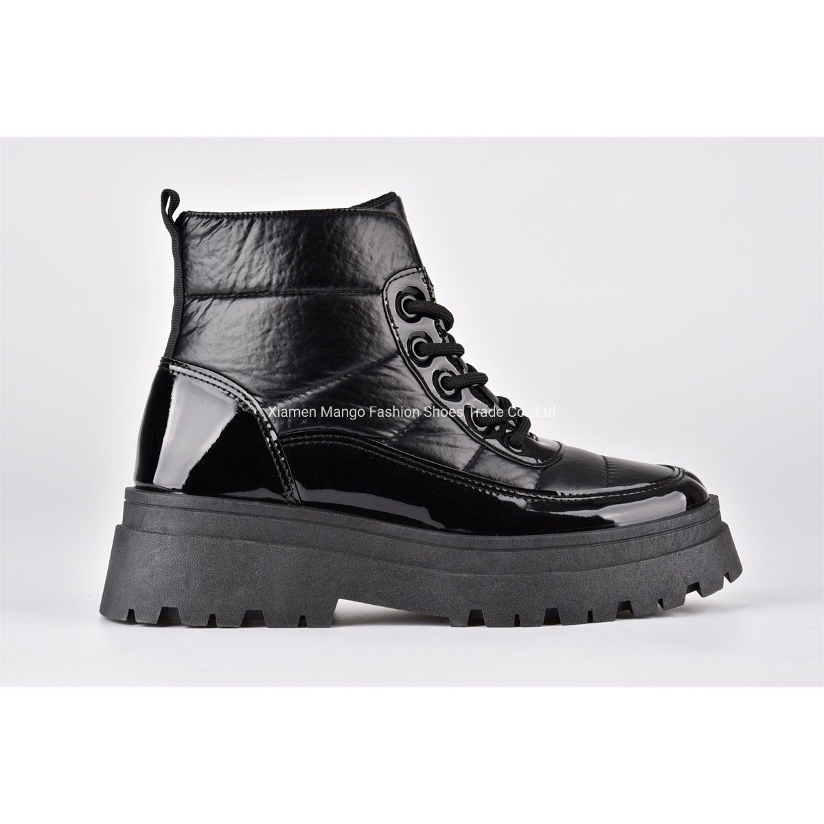 New Style Female Chelsea Boot PU Waterproof Warmth Martin Boots Plattform Women Casual Ankle Boot