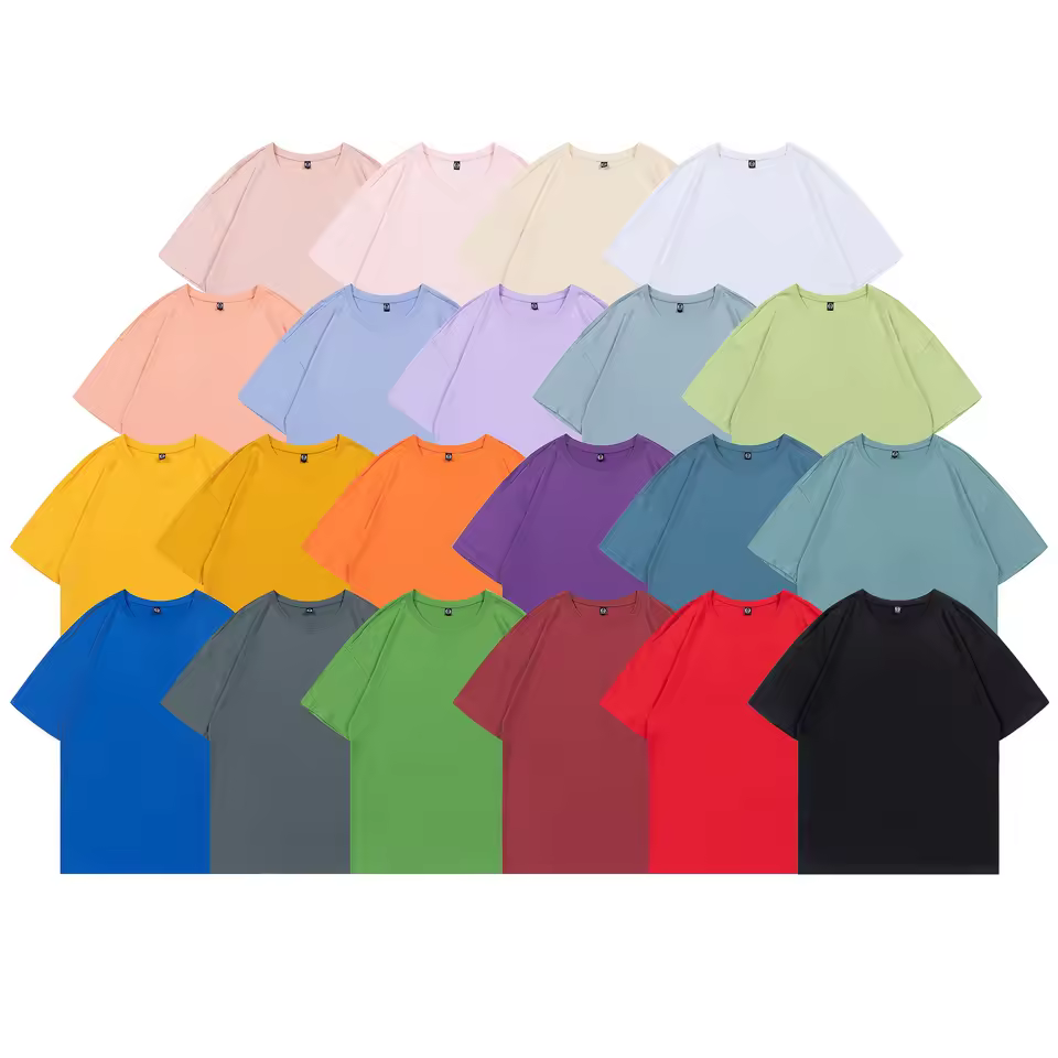 Manufacturer High Street Men's Clothing Over Sized Heavyweight T Shirt Bulk Sale Clothing Wholesale Unisex T Shirt For Men