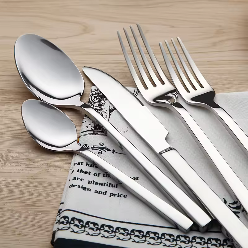 Wholesale Luxury Gold Stainless Steel Cutlery Sets For Home And Wedding Fast Shipping Mirrored Tableware
