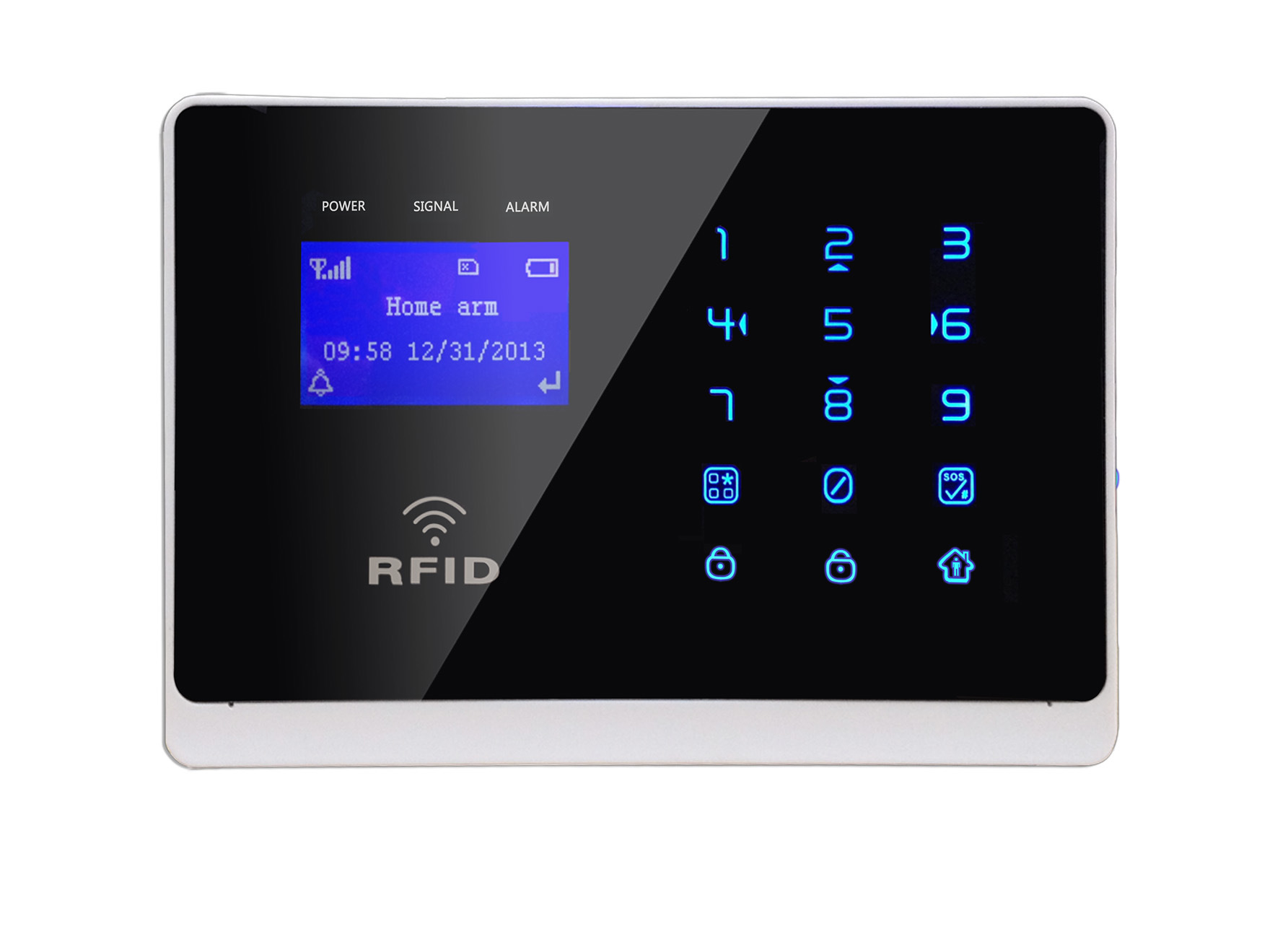 Wolf Guard Smart Mobile APP Operating Home Protection Wireless GSM & WiFi Burglar Alarm System