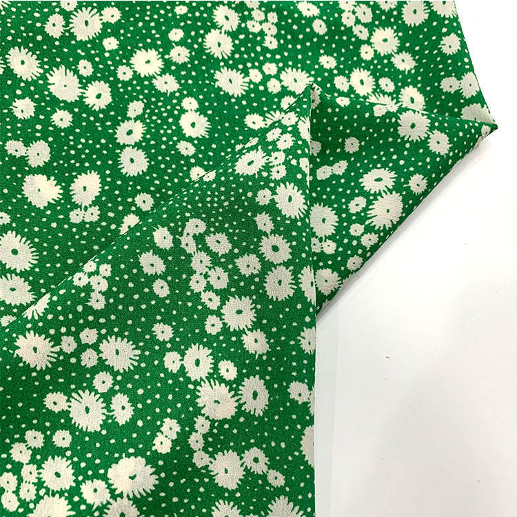 Latest Arrival Customization Color Chiffon Small Floral Design Digital Printed Silk Chiffon Fabric