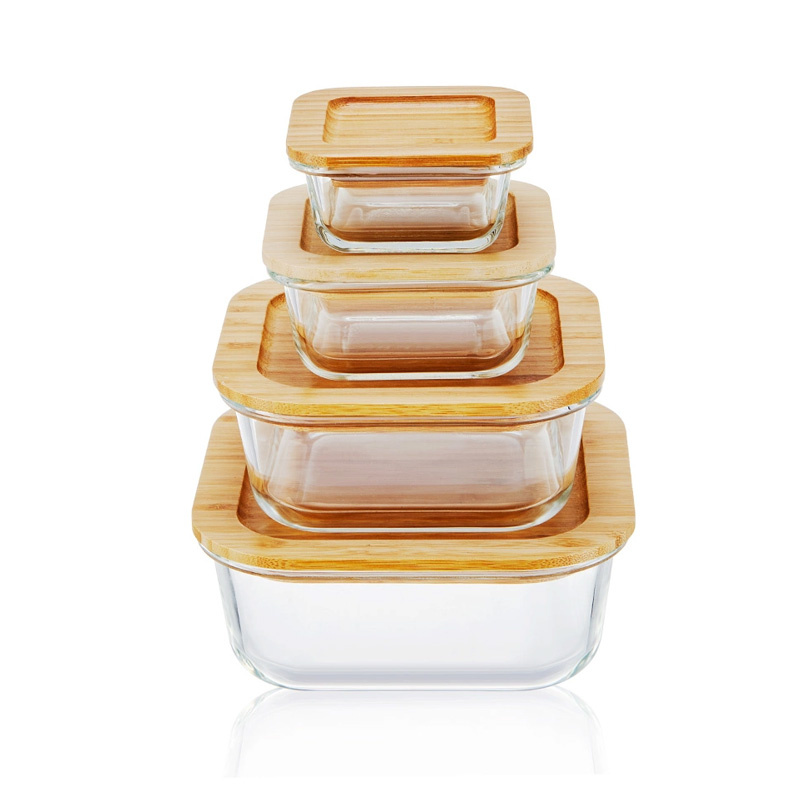 Premium Transparent High Borosilicate Glass Storage Container Pantry Organization, Food Prep, BPA-Free, Non-Toxic, Durable, Stylish Kitchenware