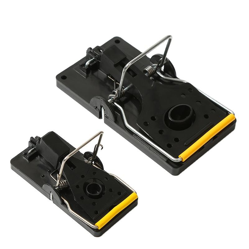 Pest Control Products Disposable Snap Trap Rat Traps House Plastic Black Mice Mouse Trap For Home