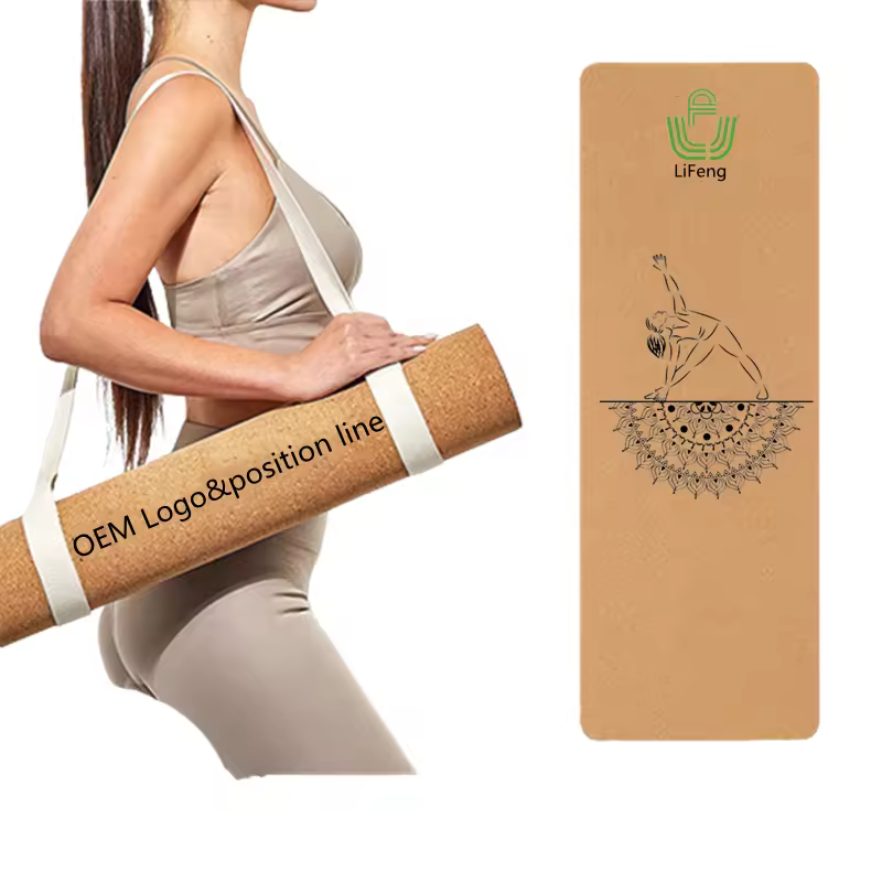 Waterproof Yoga Mat Cork Rubber Private Label Eco Friendly Tpe Yoga Mat High Quality Organic Mats