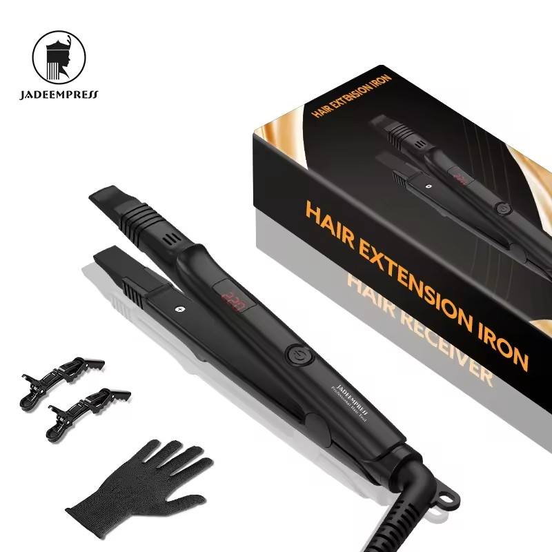 2025 Professional Adjustable Hair Extensions Iron and Fusion Heat Iron Connector Hair Extension Tools Toolkt for Home Use