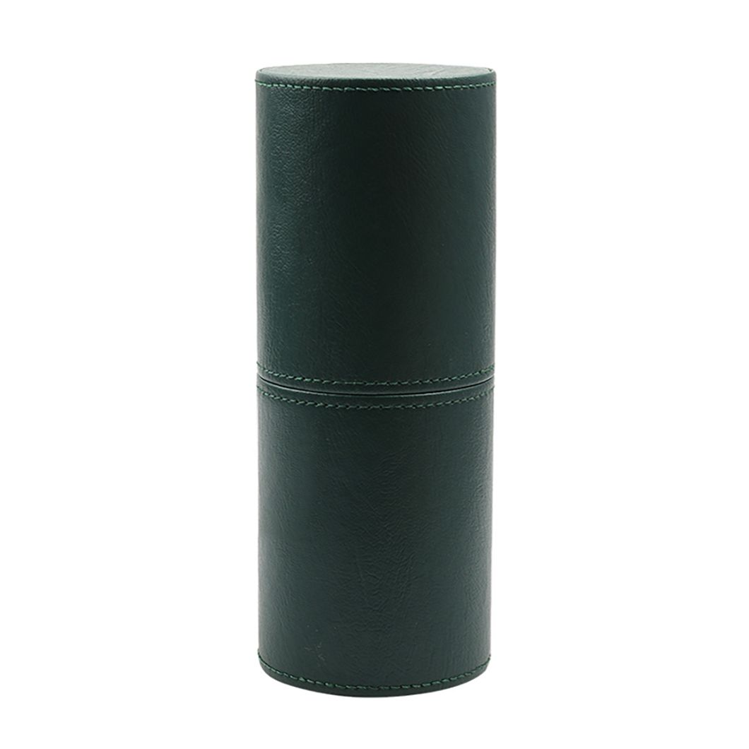 Waterproof PU Leather Makeup Brush Canister Bag