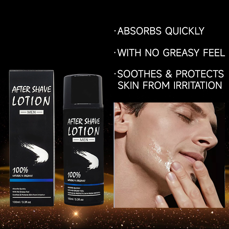 Aixin Cosmetics 100ml Eliminates Razor Burn Smooths Moisturizes Skin Beard Care After Shave Cream After Shave Lotion Men