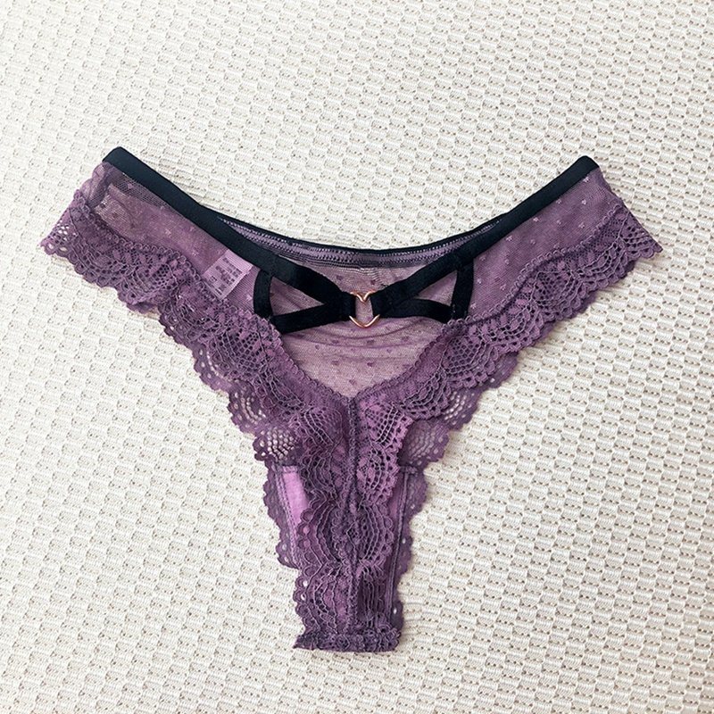 China Factory Direct Wholesale Women Panties Sexy Transparent Lace Panty