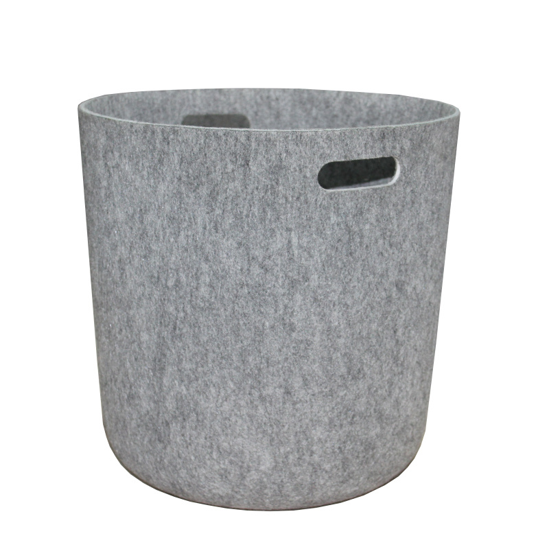 Household Home Storage Pet Felt Laundry Basket Decorative Durable Officeworks Storage Containers Laundry Hamper with Handles