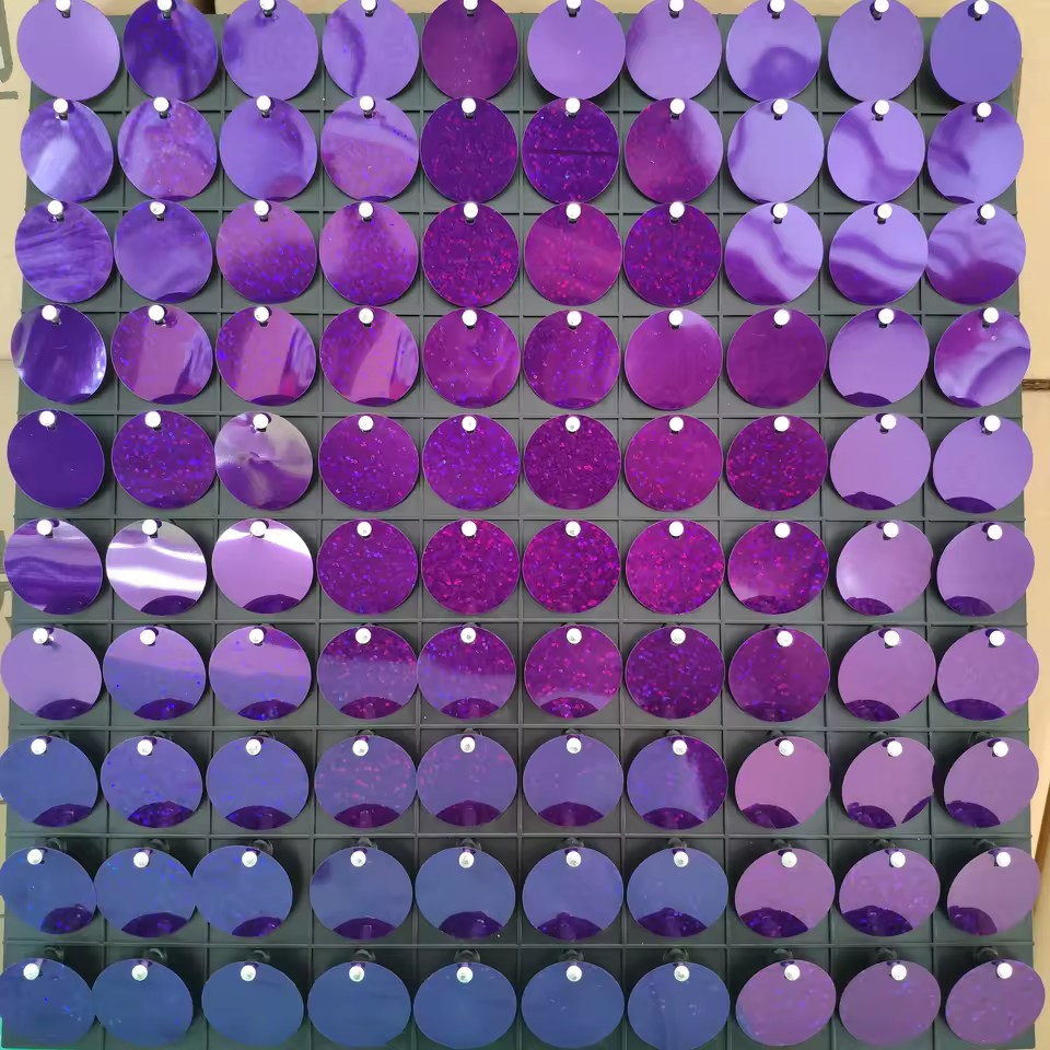 Drop Shipping Shimmer Sequin Wall Premium Decorative Item In Carton Packaging