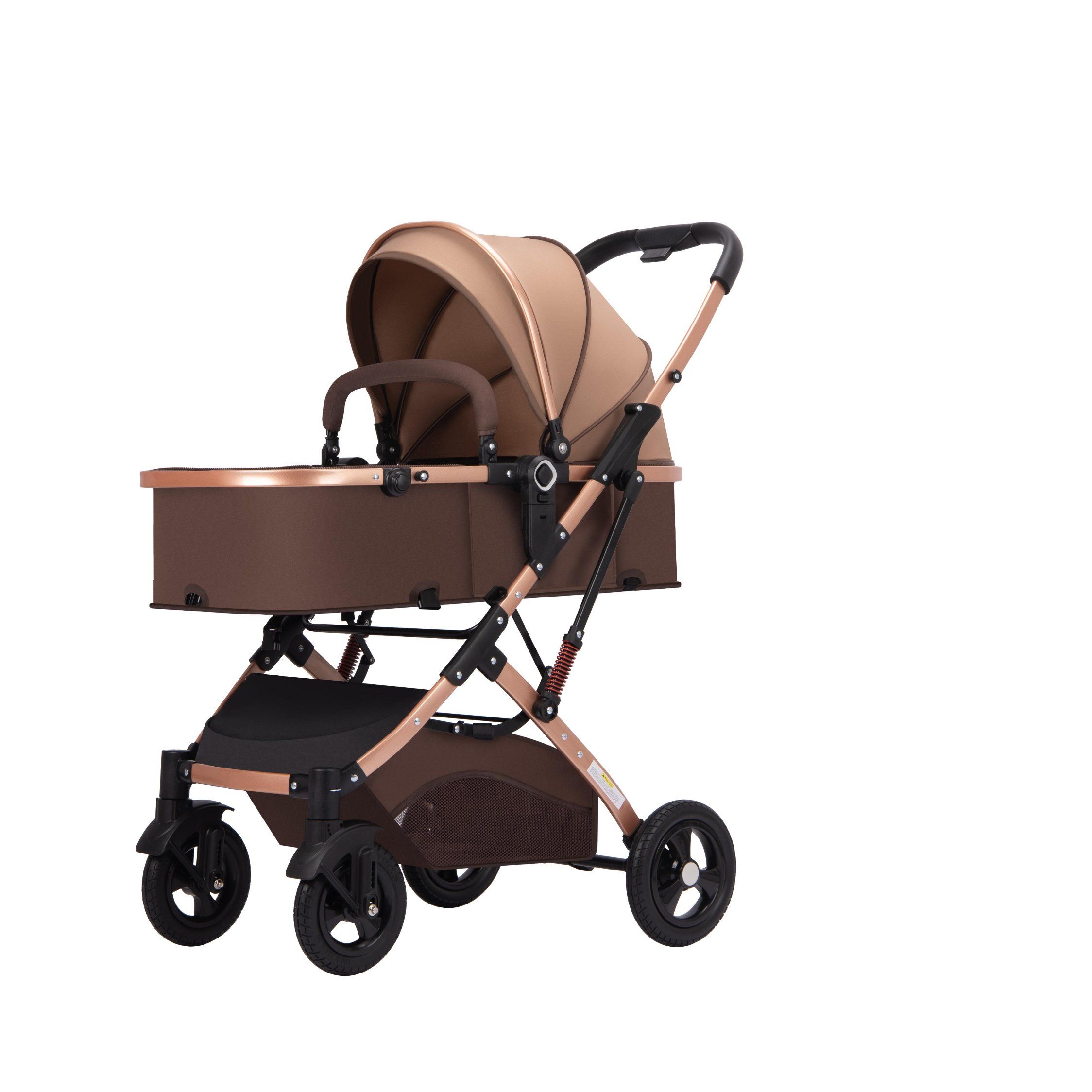 Factory-Direct Cheap Kids Pram Easy-Fold Baby Stroller Rubber Wheels Good Quality