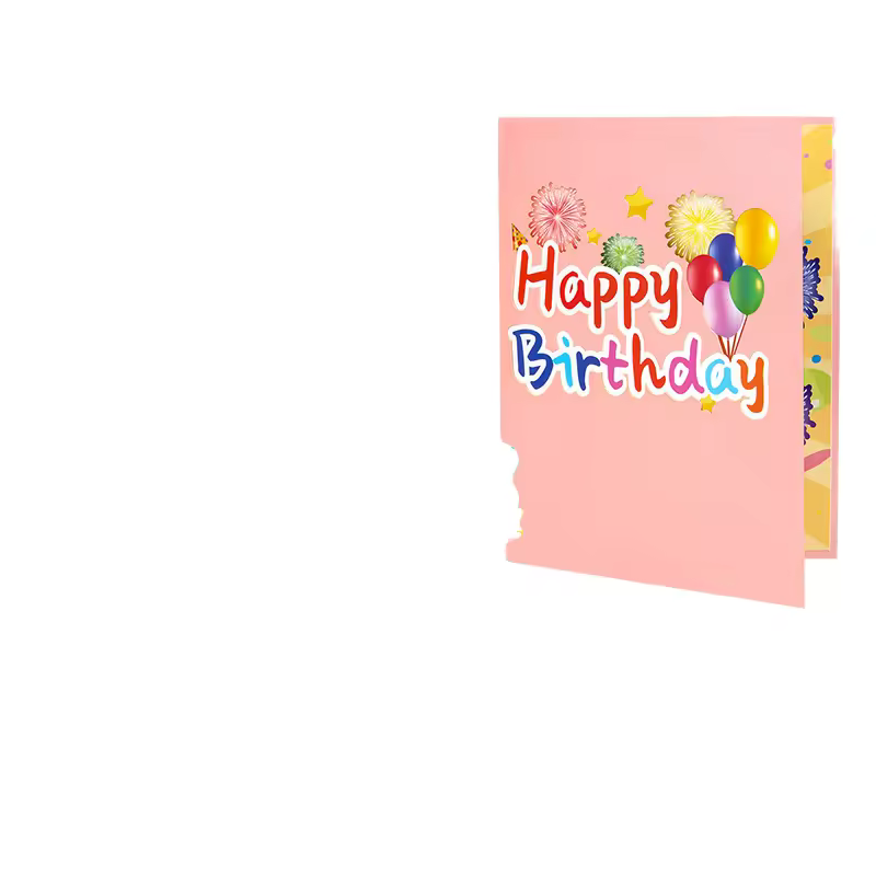 Retail 2pcs 1-day Shipping Mothers Day Gift 3d Pop Up Card Happy Birthday Festival Greeting Card