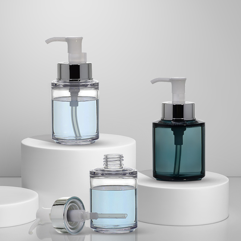 Empty Thick Wall Transparent 100ml 150ml Plastic Pump Spray Bottle Cosmetic with Best Price for Toner and Essence