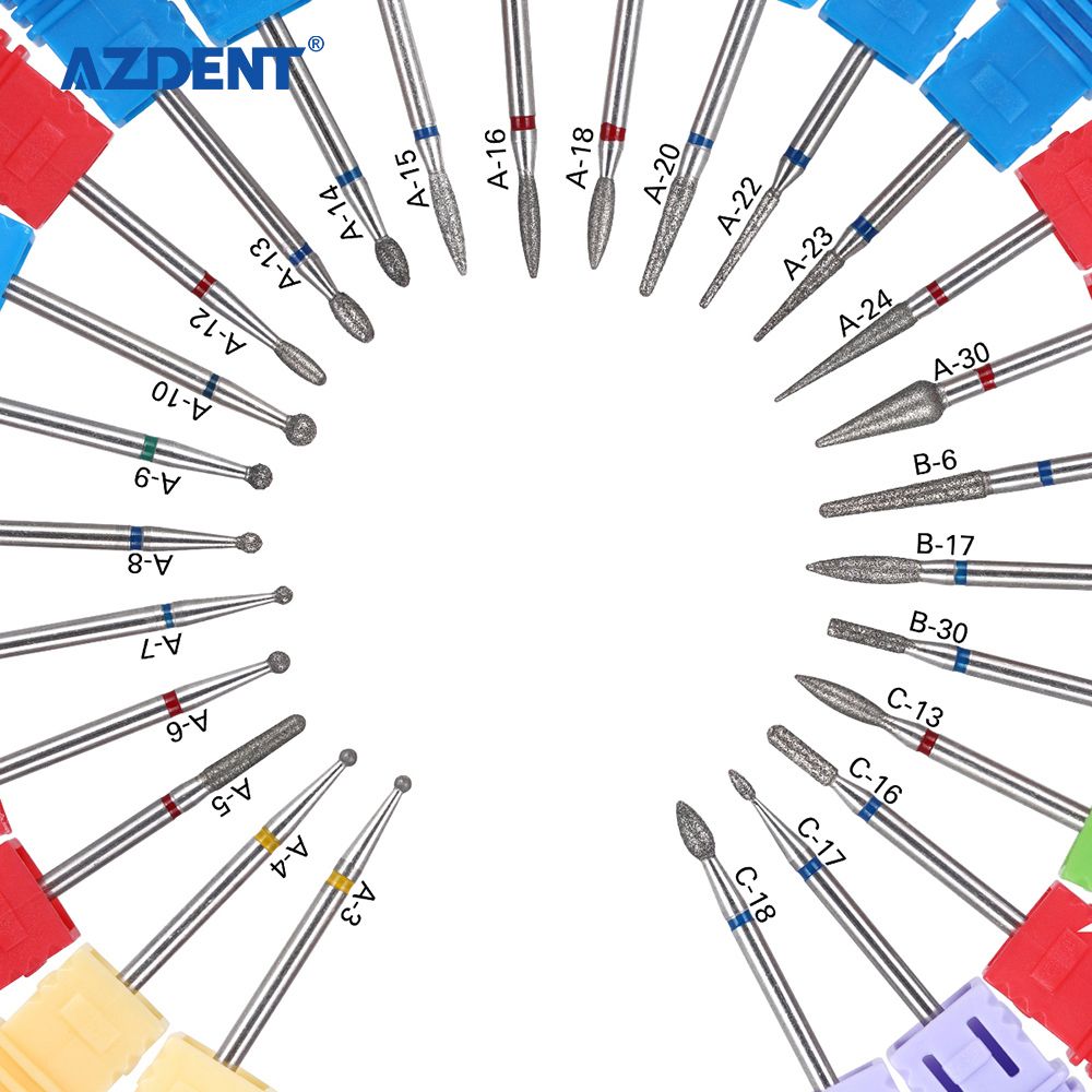 Fast Delivery Dental Diamond Nail Drill Bit Rotary Bur Cuticle Clean Manicure Pedicure Tools