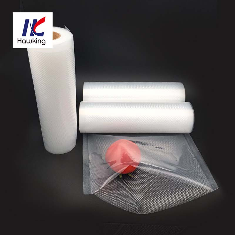 Food Packaging Embossed Vacuum Sealer Roll Bag Household BPA Free