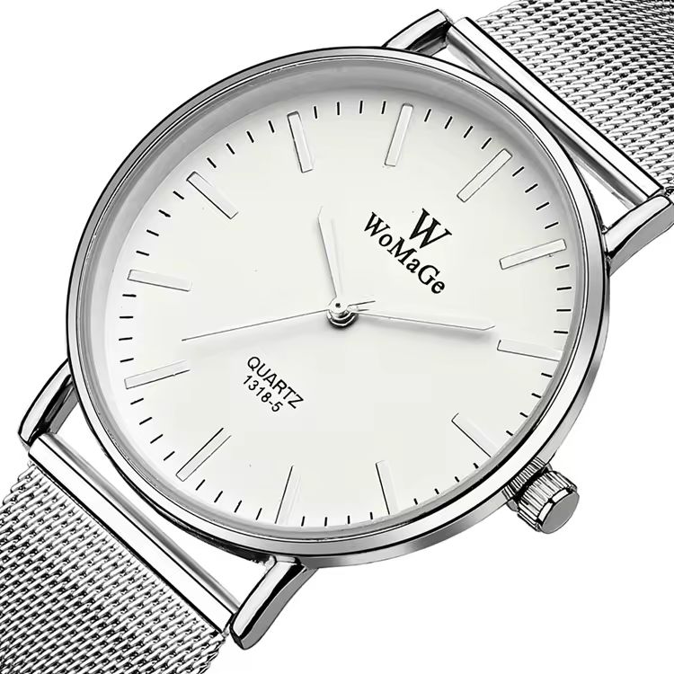 Womage 1118 Japan Quartz Movement Cheap Women Ready To Ship Watch Mesh Bracelet Watch