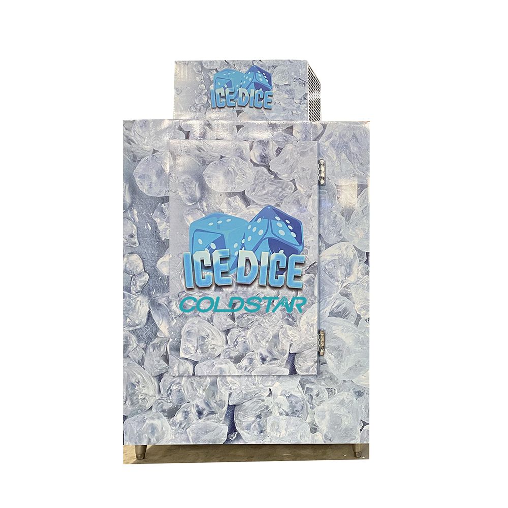 CE Ice Storage Bin Single Door Cold Wall Bagged Ice Freezer