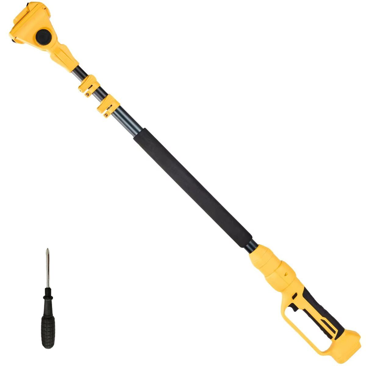 Portable 180 ° Pole Aerial Pruning Extension Tool 2.1m Outdoor Garden Pruning Tool