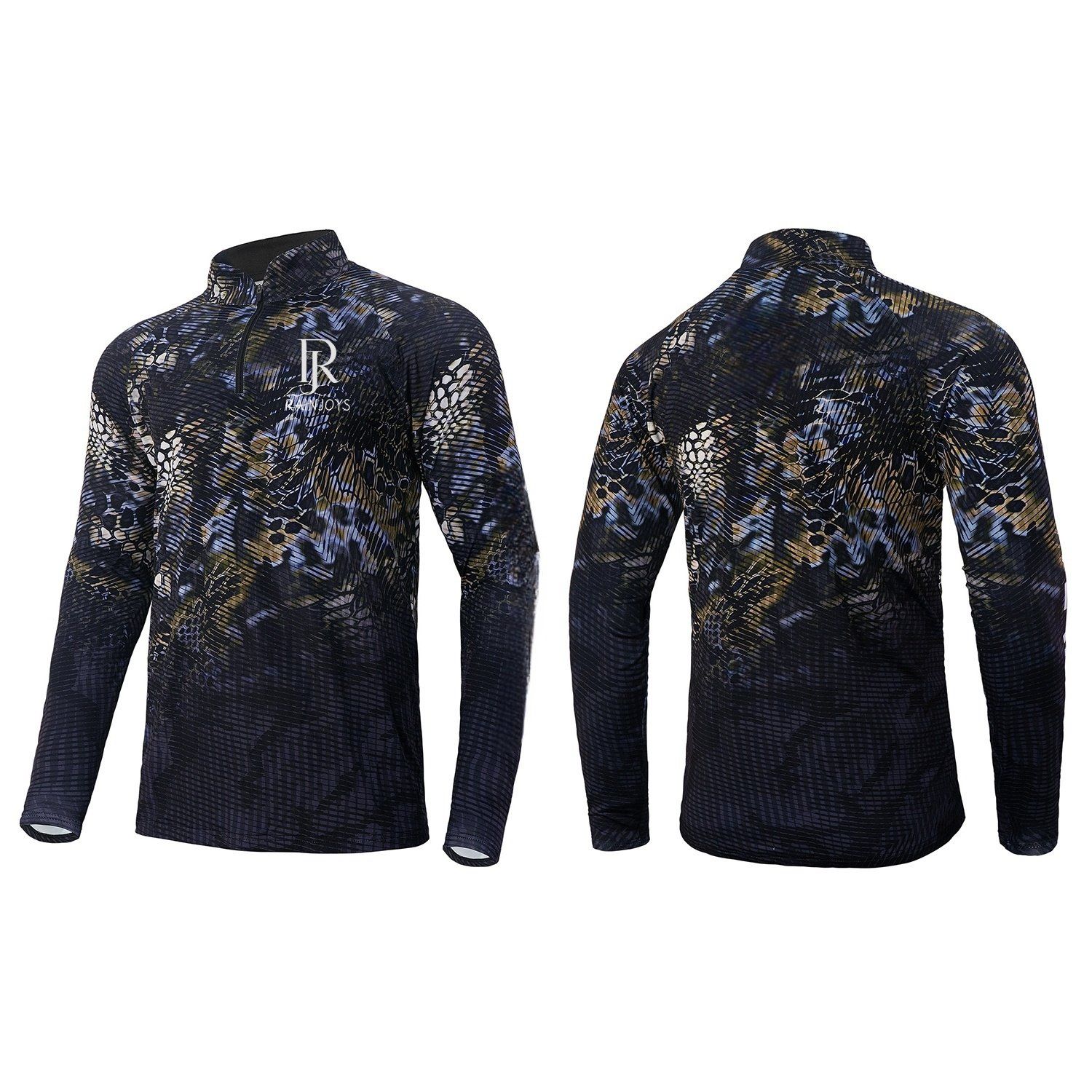 Training Jersey Half Zipper Long Sleeve Jogging Wear Adult Kid Size Sweatshirt