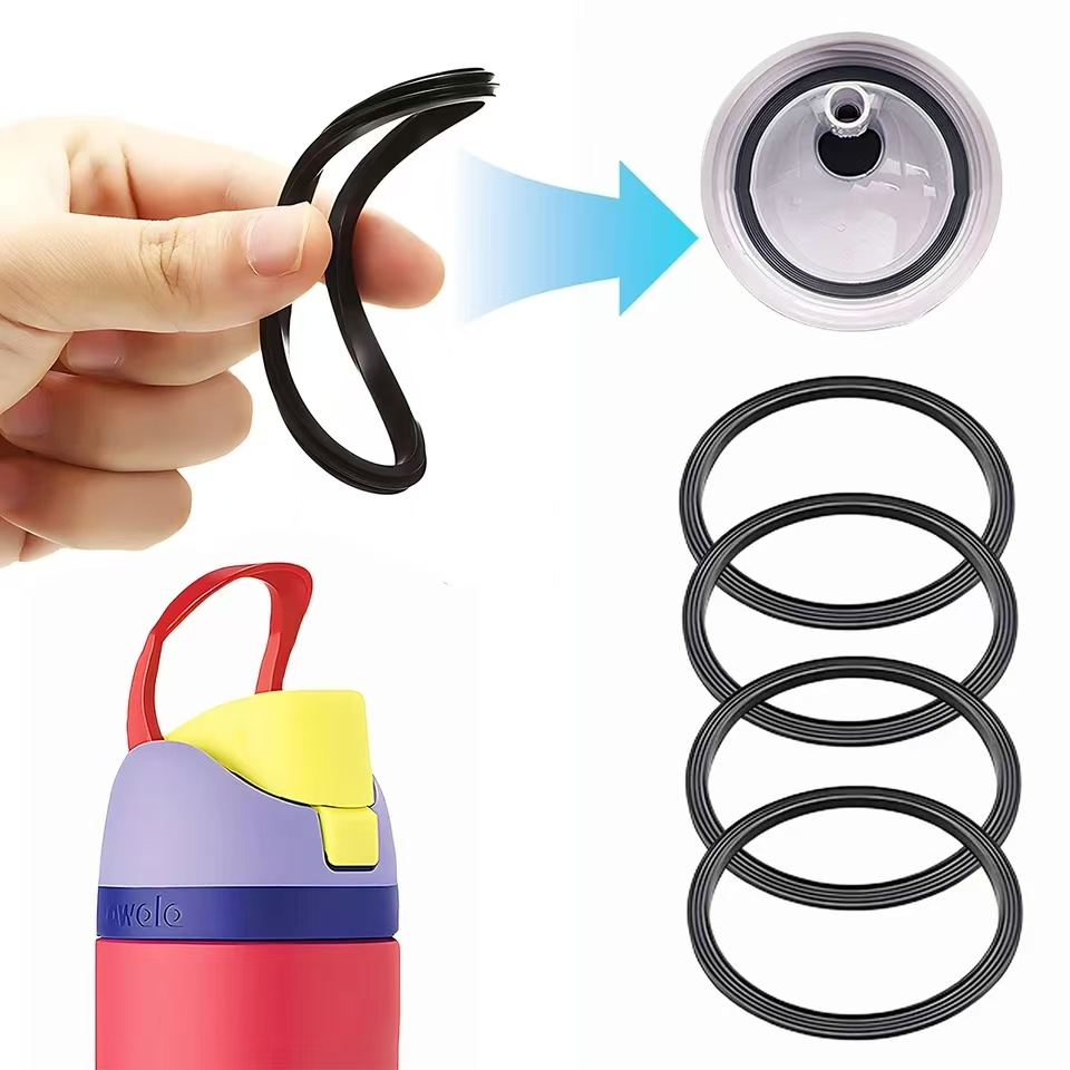 Water Bottle Gasket Replacement for Owala Free SIP Silicone Lid Seal O Ring Replacement Seal Rings Kitchen Accessories