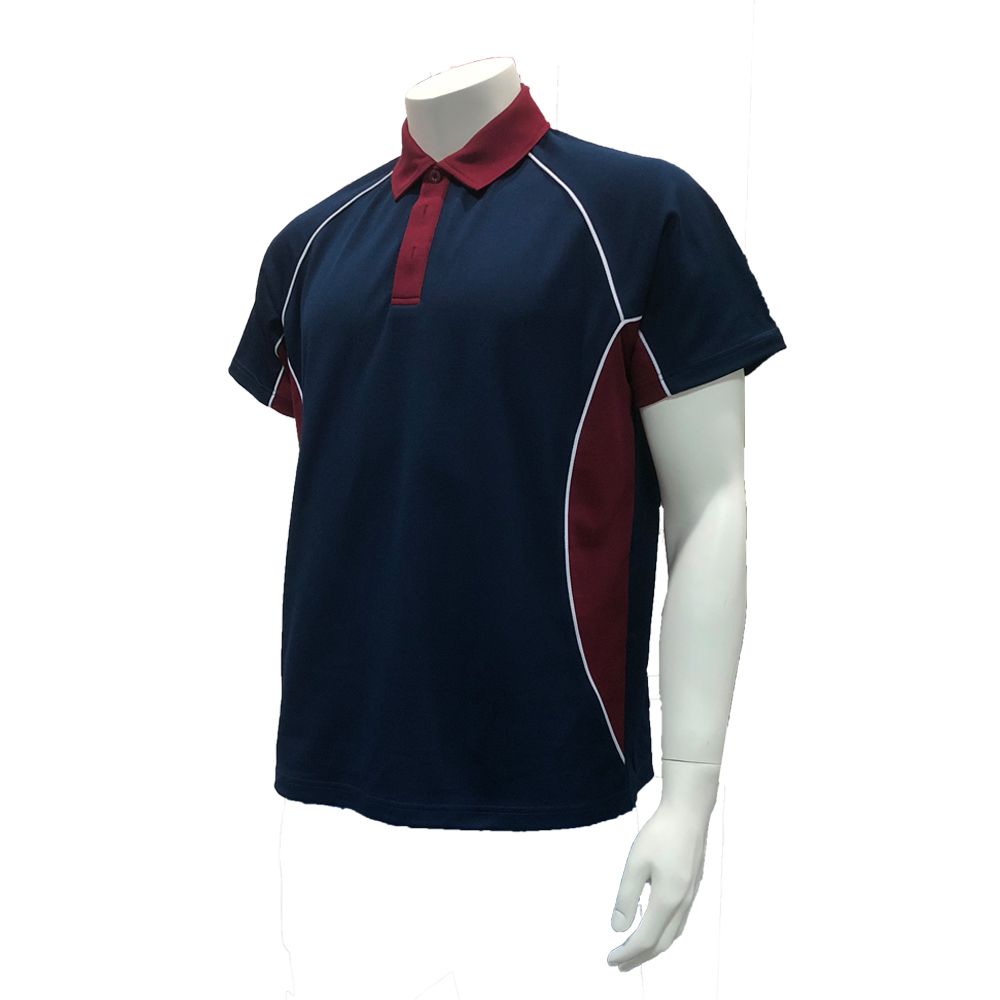 Aibort Ready to Ship Office Unisex Stock Navy Polo Shirt