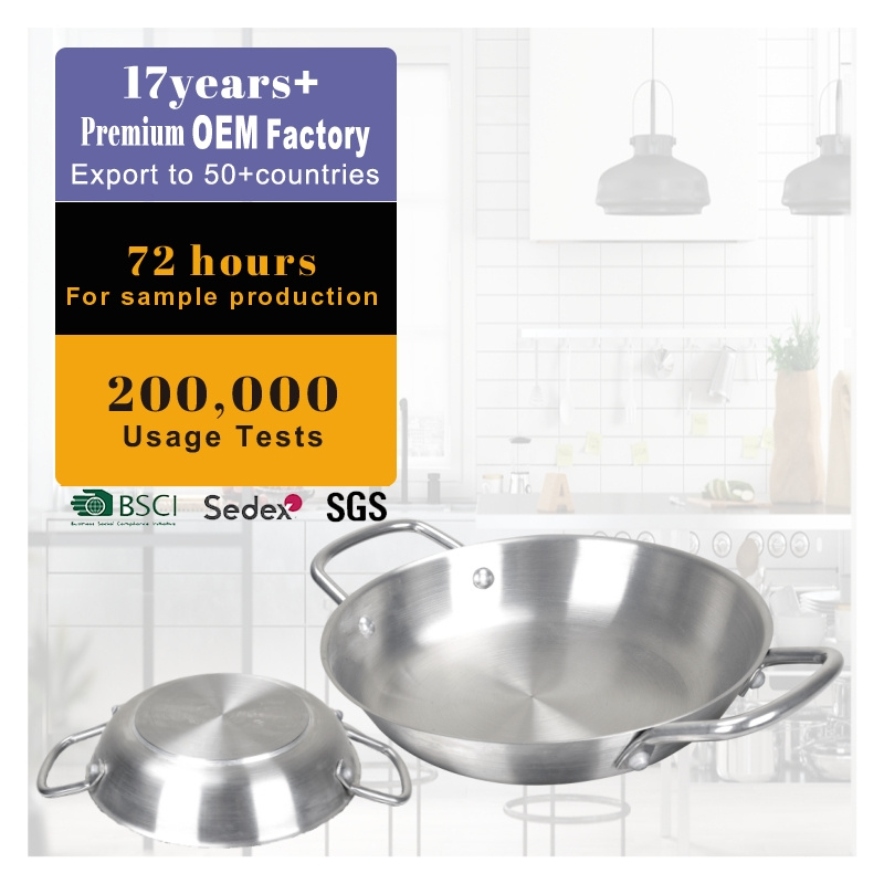 OEM Manufacturer 28 Cm Non Stick Stainless Steel Cookware Set Frying Pan