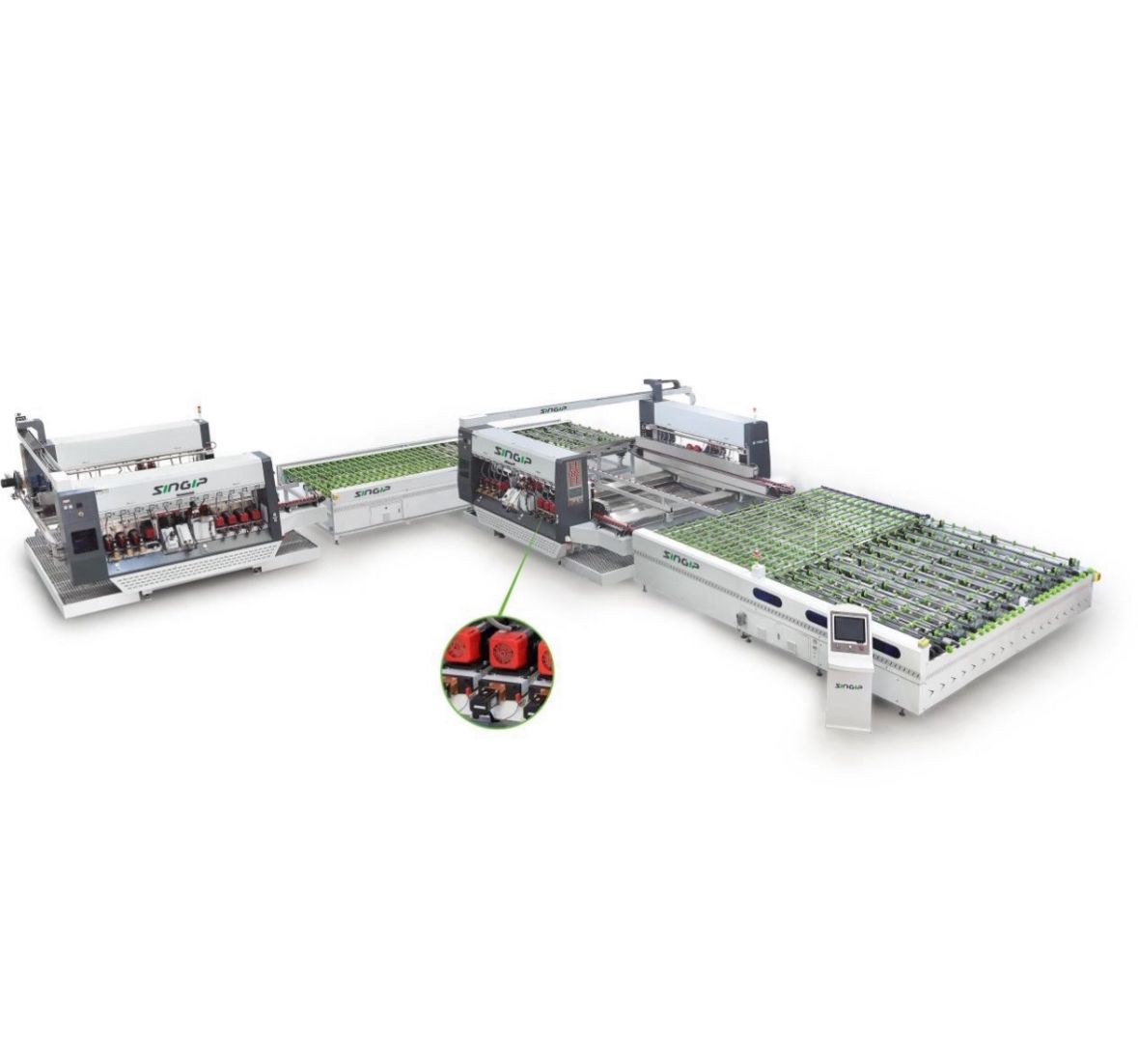 OEM Precision Double Edging Glass Machine for Furniture and Construction