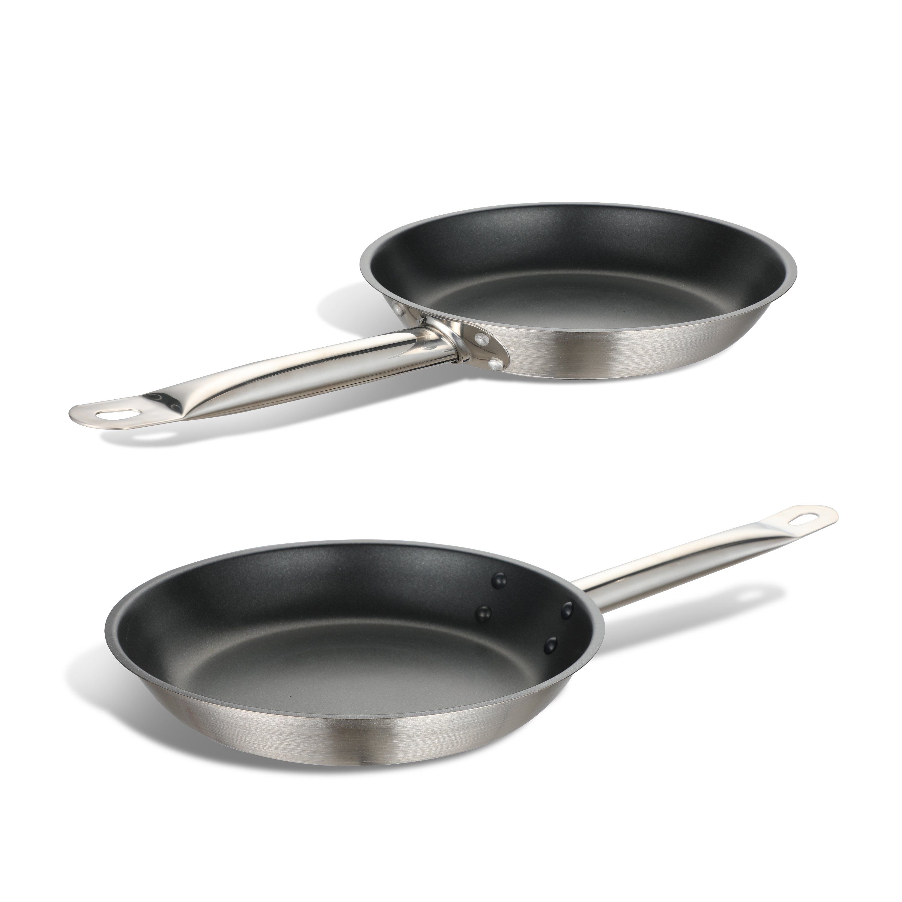 24 Cm Tri-Ply Stainless Steel Non Stick Excalibur Coating Induction Fry Pan