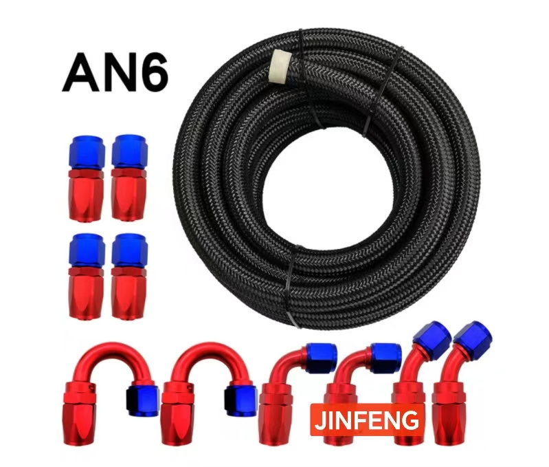 An6 5meter Oil Pipe Lines 10PCS Connectors