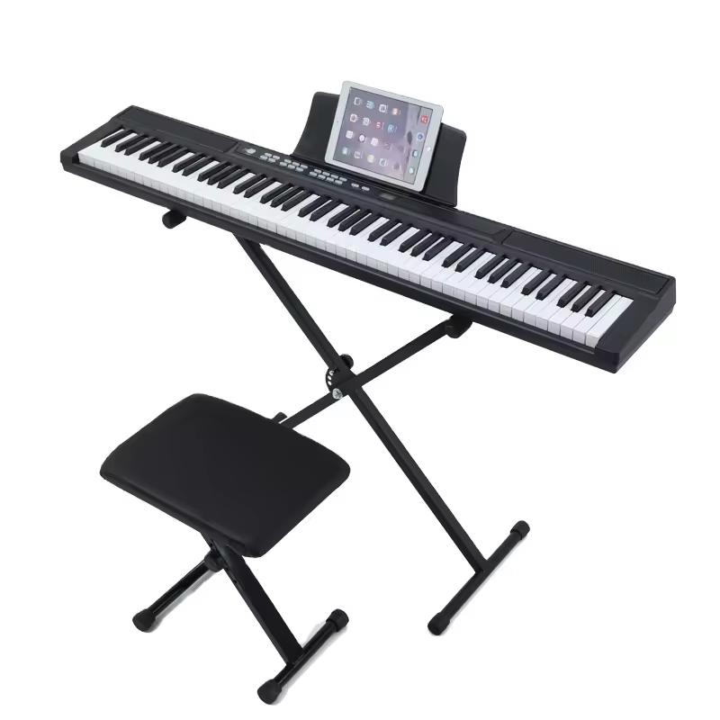 Professional Standard 88 Keys Digital Piano Electronic Organ Musical Keyboard Instrument 128 Timbres 128 Rhythms Dual Keyboard