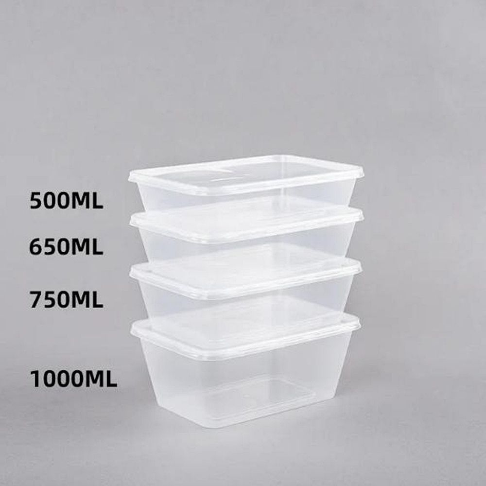 Biodegradable Oil-Resistant Lunch Box for Hot Meals 500ml