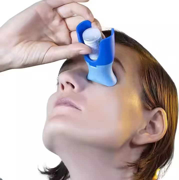 Practical Eye Dropper Portable Eye Drop Guide Tool Aid Help Applicator Ergonomic Eyedrop Eye Drops Bottle Helper