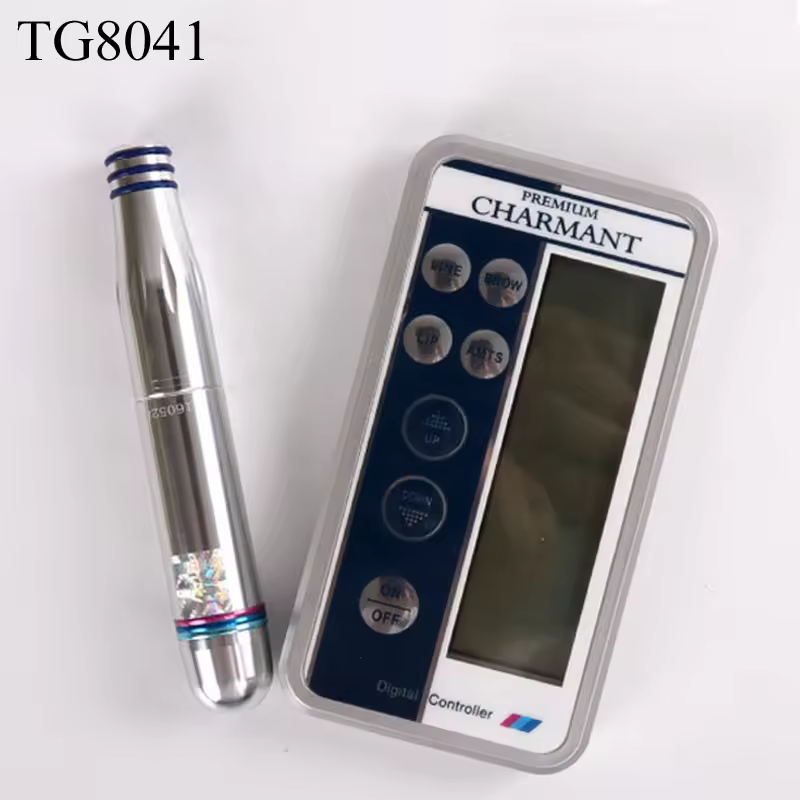 Popular Cheap Tattoo Silver Mini Electric Rotary Semi Permanent Machine Pen Eyebrow Embroidery Cosmetic Tattoo Machine With Box
