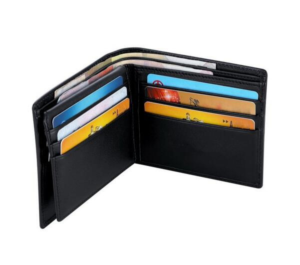 Keyless Signal OEM Leather Material Card Wallet Blocking Signal Debit Card Protector