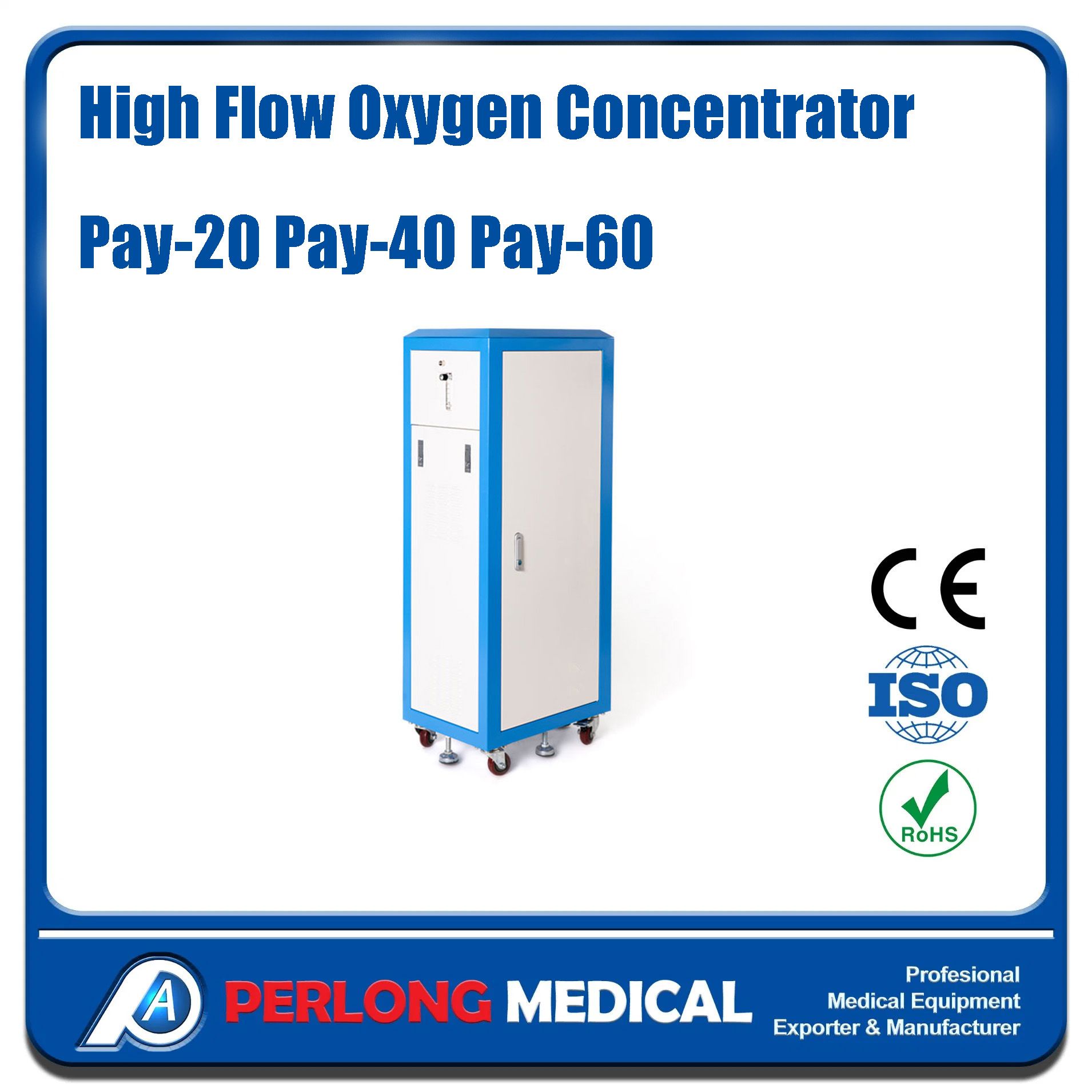 Cheap Home and Hospital Use High Flow Oxygen Concentrator Pay-20 Pay-40 Pay-60