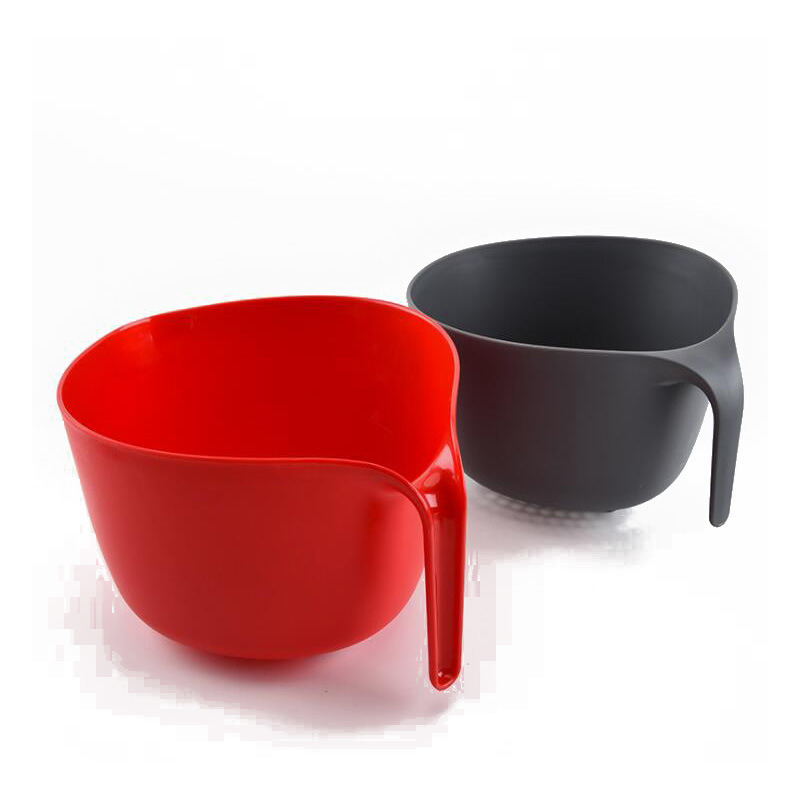 Double Layered Portable Vegetable Washing Drain Colander Basket Strainer for Cleaning Foods Bl15632