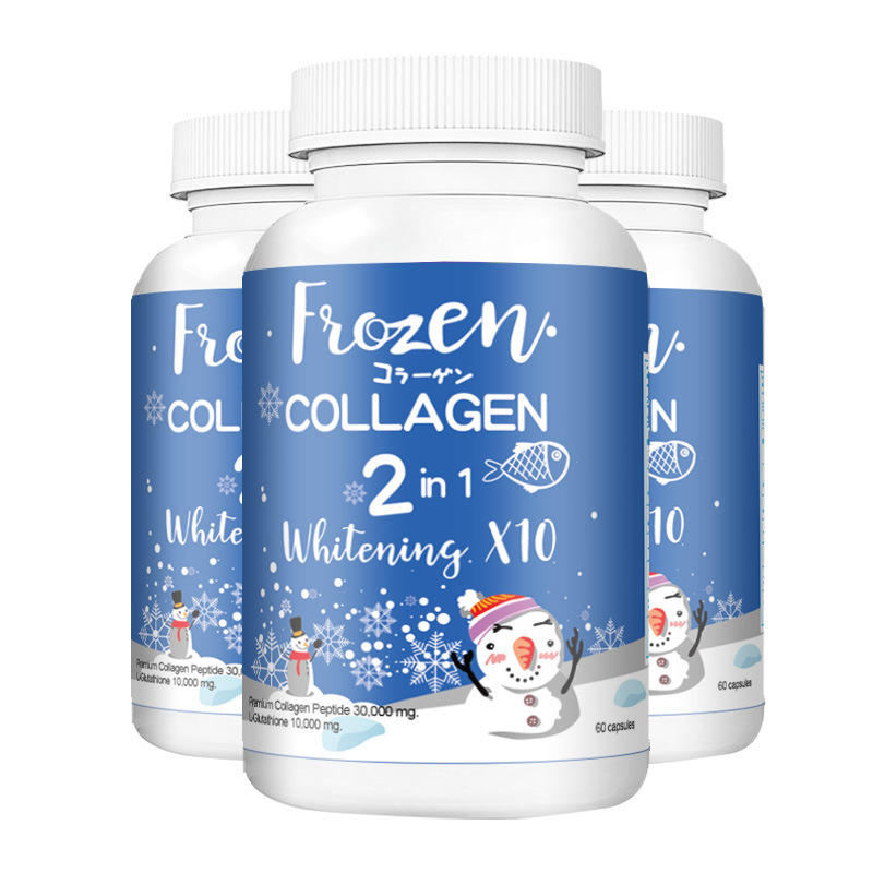Cross Border Supply Of Popular Frozen Collagen Capsules Frozen Collagen Whitening Capsules Manufacturer 60 Capsules In Stock