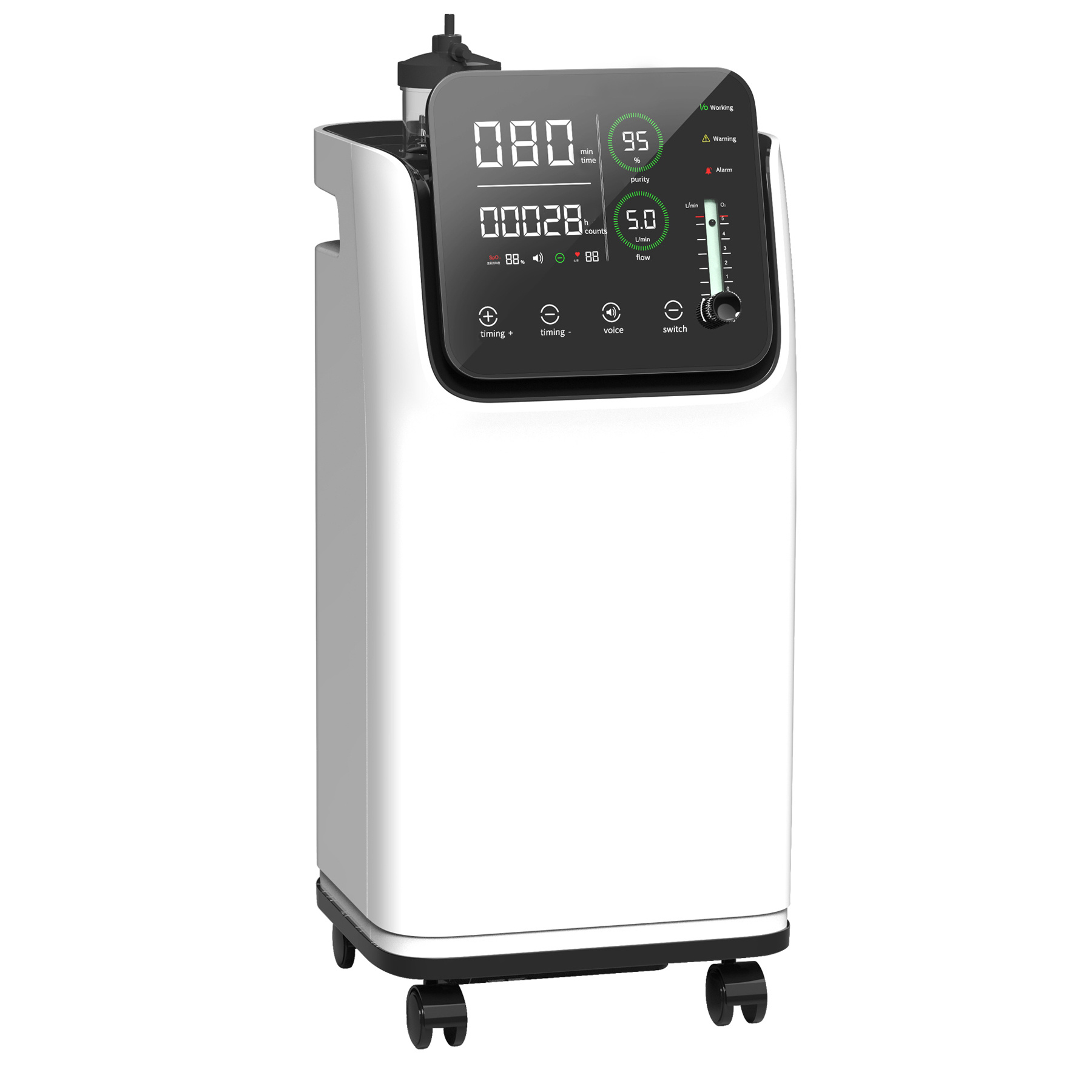 Wholesale Price CE Approved 8L Portable Oxygen Concentrator for Home and Hospital Use