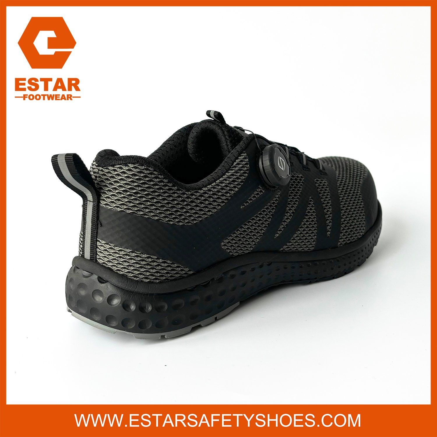 Sports Breathable Fibreglass Composite Toe Boa Lace Fast Release Dielectric Safety Shoe