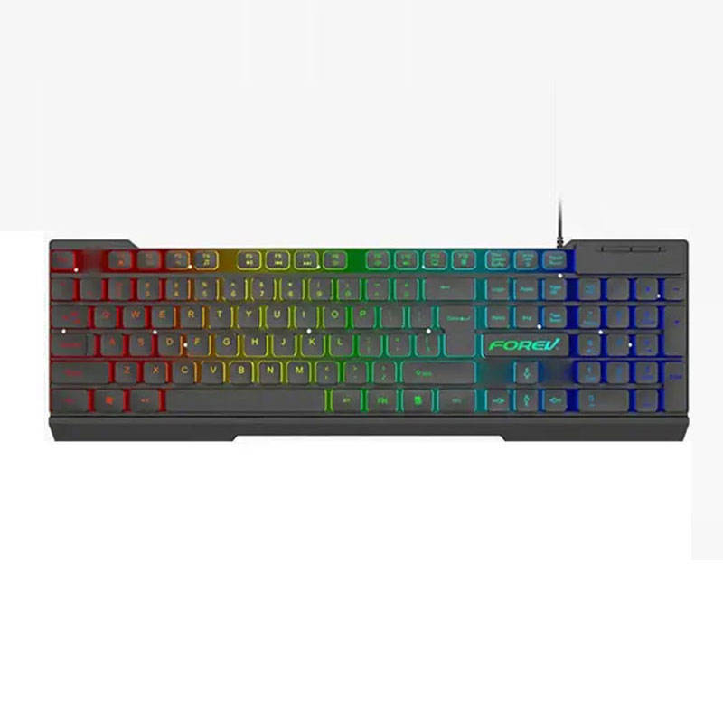 User 104 Keys Colorful Rgb Lighting Keyboard Gaming Wired Keyboard For Computer Gaming