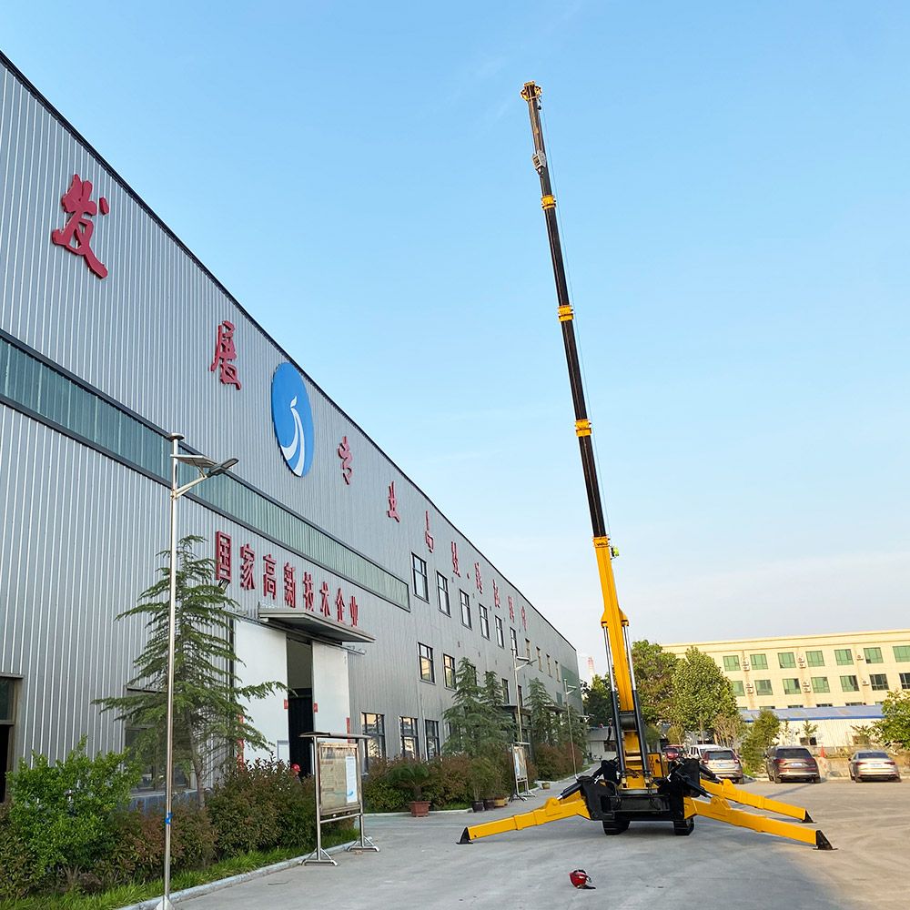 Crawler Spider Hanging Narrow Space Operation Small Cranes Can Be Equipped with Hanging Baskets High Altitude Work