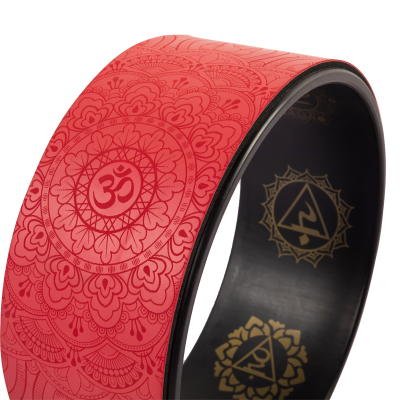 Cheap Price Home Pilates Back Training Circle PU Yoga Wheel