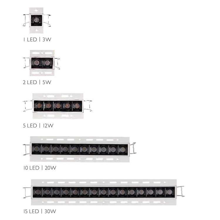 Allway Xtd-B Home Decoration Lamps LED Linear Lights Project Spotlight Downlight