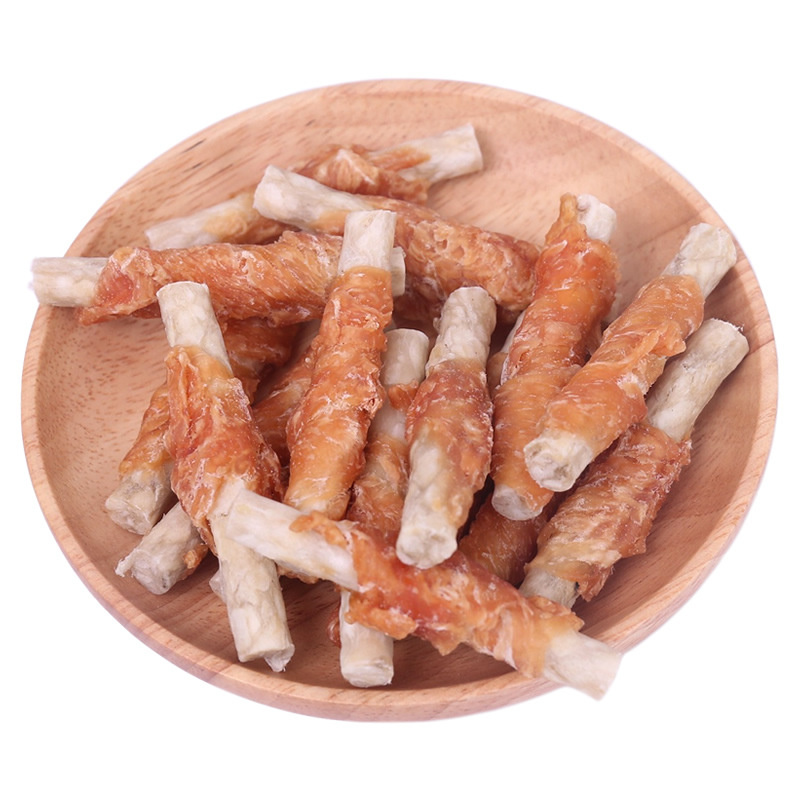 Pet Dog Snacks Molar Stick Chicken Around Calcium Stick Bite Resistant to Remove Bad Breath Chew
