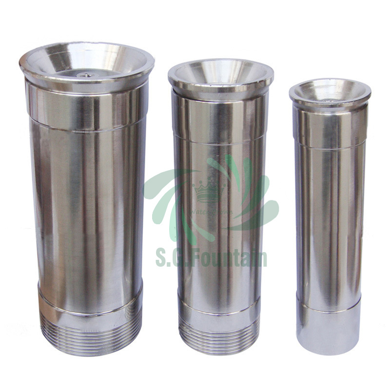 Manufacturer New Design High Quality Stainless Steel Mushroom Fountain Nozzle Mira Statue