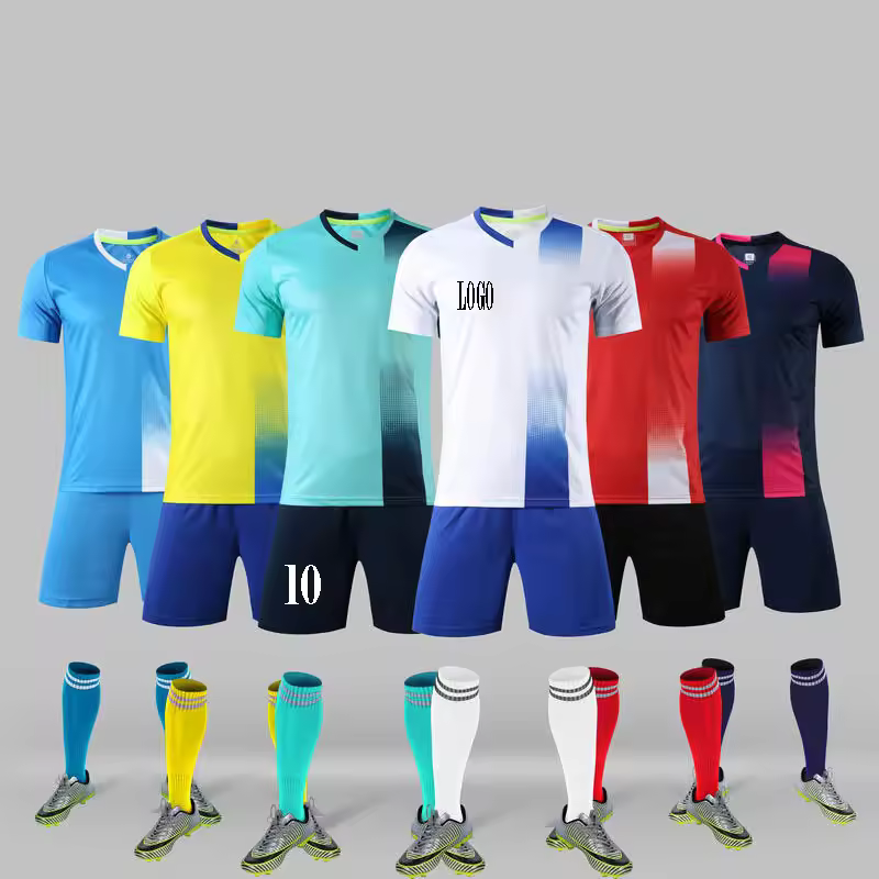 Best Sellers Blank Club Football Shirt Uniform Retro Printed Embroidery Team Soccer Jersey Kits Custom Football Jerseys